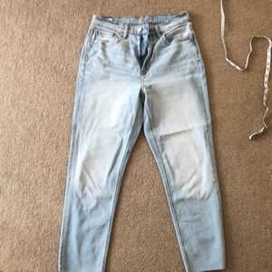American eagle mom jeans stretch